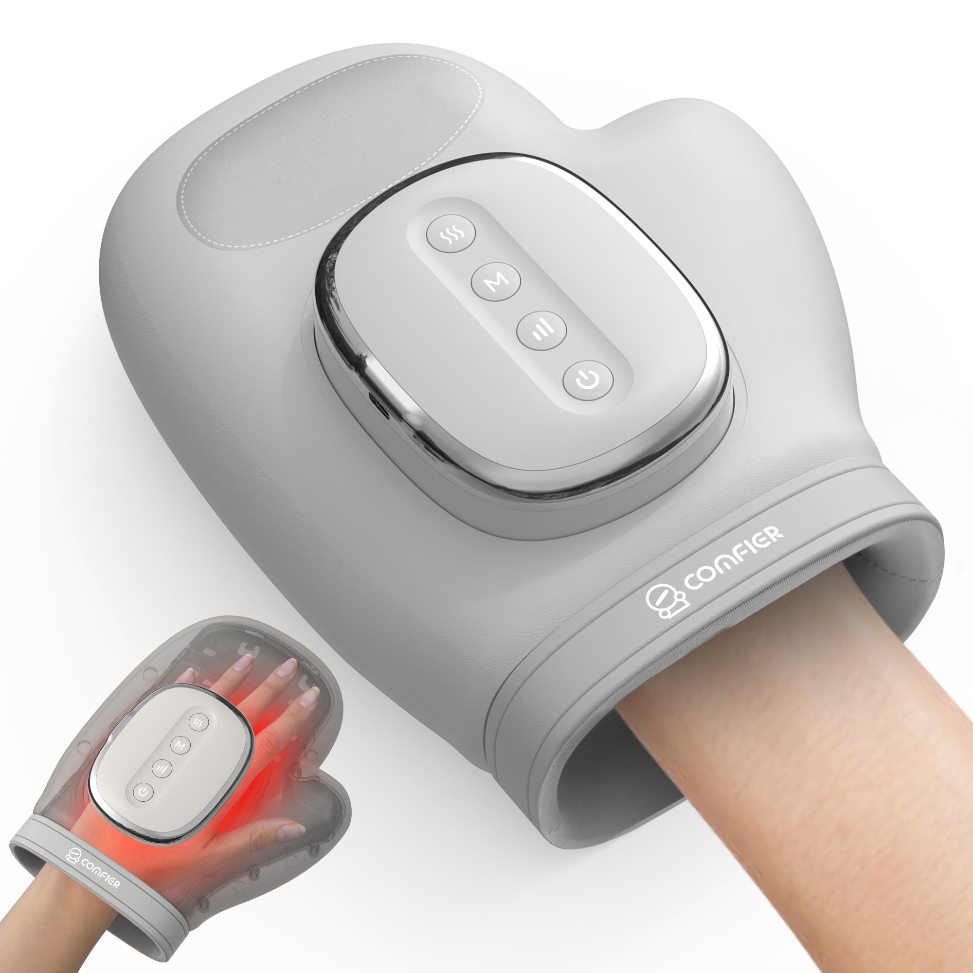 2026 Updated Wireless Hand Massager with Heat and Compression