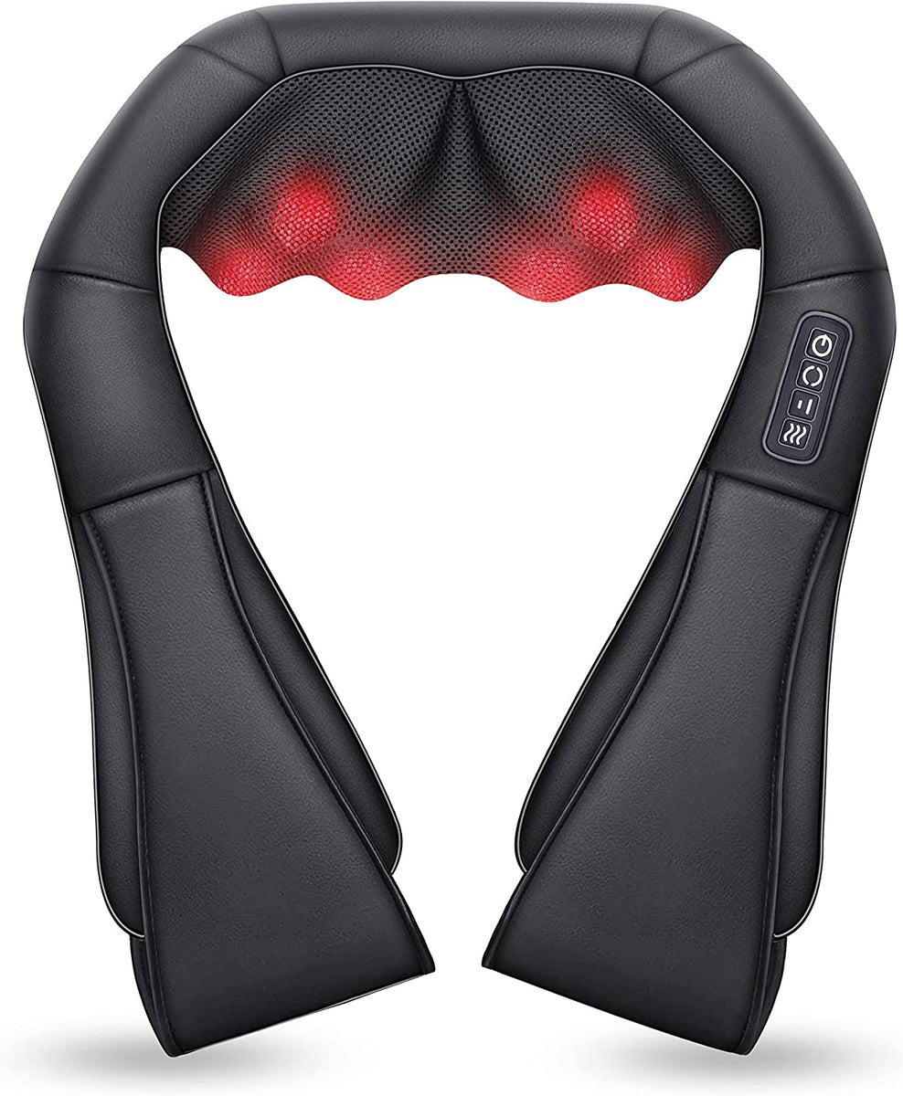 Shiatsu Neck And Back Massager With Soothing Heat – Kayla Stores
