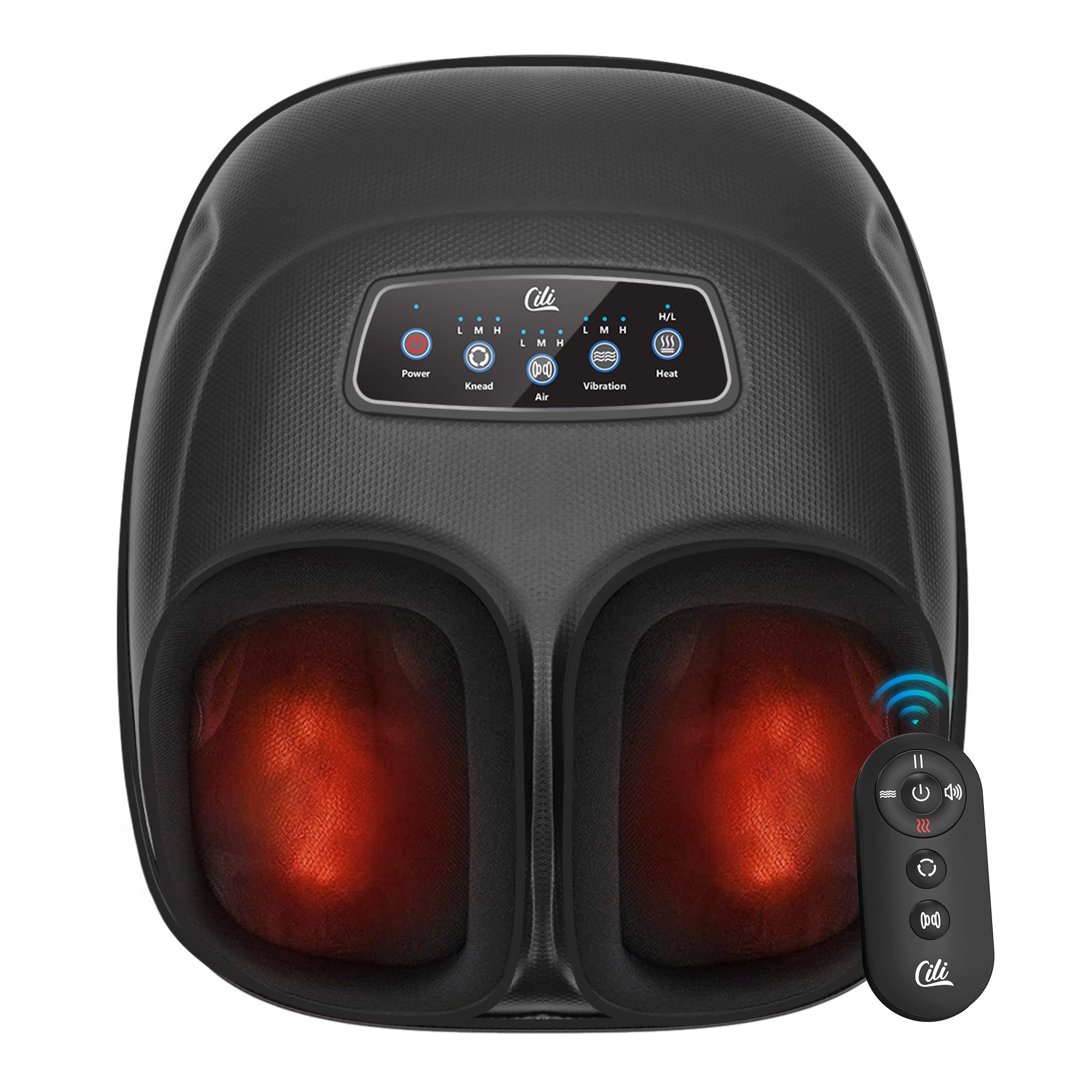CILI 2026 Upgraded 4-in-1 Heated Foot Massager with Shiatsu, Compression & Vibration, Feet Massager Machine with Remote Control, Deep Kneading, Fits CILI 2026 Upgraded 4-in-1 Heated Foot Massager with Shiatsu, Compression & Vibration, Feet Massager Machine with Remote Control, Deep Kneading, Fits