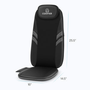 Comfier Back Massager Comfier Back Massager for Back Pain Relief with APP Control, Shiatsu Massage Chair Pad CF-2506