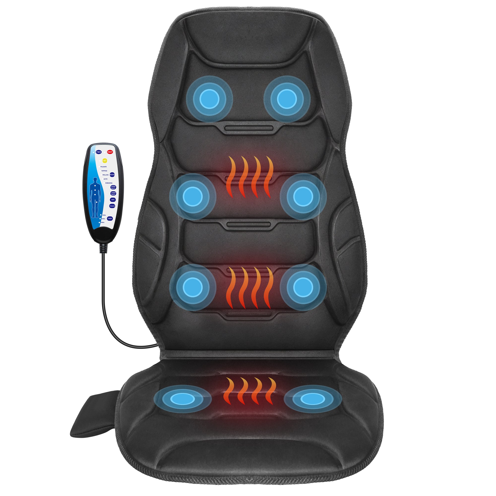 COMFIER Vibration Massage Seat Cushion with 8 Massage Nodes & 5 Modes - 2402 COMFIER Vibration Massage Seat Cushion with 8 Massage Nodes & 5 Modes - 2402