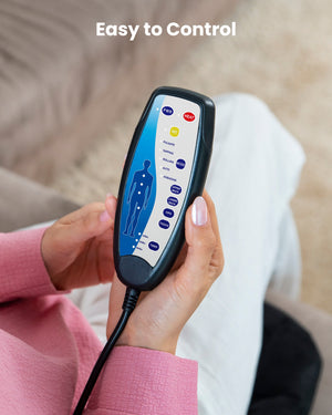 Comfier Back Massager Comfier Back Massager with Heat, Vibration Massage Seat Cushion with 8 Massage Nodes & 5 Modes, Adjustable Chair Massage Pad for Home Office, Heated Chair Pad CF-2402