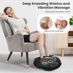 Comfier Foot Massager Comfier 2025 Upgraded Shiatsu Foot Massager Machine with Remote, Deep Kneading Feet Massager with Heat CF-5003RC