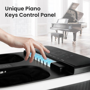 Comfier Foot Massager Comfier Foot Massager with Heat, Shiatsu Foot Massager Machine for Neuropathy Plantar Fasciitis, Squeeze & Rolling Foot Massage, Remote Control & Piano-Key Button CF-5326