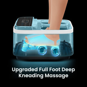 Comfier Foot Massager Comfier Foot Massager with Heat, Shiatsu Foot Massager Machine for Neuropathy Plantar Fasciitis, Squeeze & Rolling Foot Massage, Remote Control & Piano-Key Button CF-5326