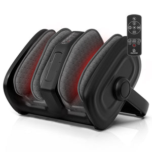 Comfier Foot Massager Comfier Shiatsu Foot Massager Machine, Foot Calf Massager with Heat, Squeeze & Vibration Massage, Remote Control, UP to Men Size 14 CF-5416