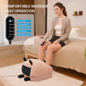 Comfier Foot Massager Comfier Shiatsu Foot Massager with Heat for Tired Foot Blood Circulation, Pink, Perfect Gift CF-5403SWM
