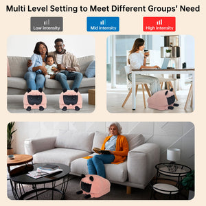 Comfier Foot Massager Comfier Shiatsu Foot Massager with Heat for Tired Foot Blood Circulation, Pink, Perfect Gift CF-5403SWM