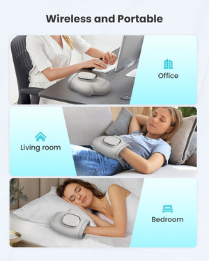 Comfier Hand Massager Comfier Wireless Hand Massager with Heat and Compression, 2025 Updated Hand Massager for Arthritis and Carpal Tunnel, Wrist Massager, Larger Electric Hand Massage CF-4403