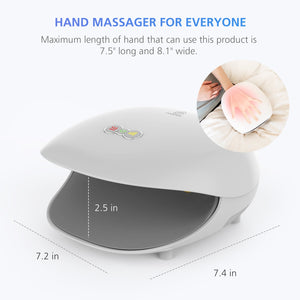 Comfier Hand Massager Comfier Wireless Hand Massager with Heat, FSA or HSA, 3 Levels Compression & Heating for Carpal Tunnel, Ideal Gifts CF-4803
