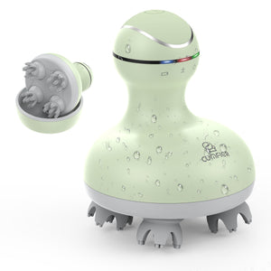 Comfier Head Massager Green Comfier Cordless Hair Scalp Massager, head massager for Hair Growth, Deep Clean and Stress Relax CF-4902