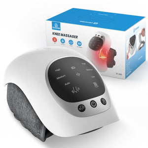 Comfier Knee Massager Comfer Cordless Knee Massager with Heat and Red Light Therapy, Vibration Rechargeable Knee Support for knee Pain with LED Screen CF-5320