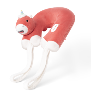 Comfier Neck Massager Comfier Neck Pillow for Traveling, Heated Travel Pillow with Kneading Massage, Neck Massager Pillow with Cute Unicorn Shape,Travel Neck Pillow for Airplane, Office, Home CF-6407