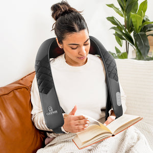 Comfier Neck Massager Comfier Shiatsu Neck Shoulder Massager - 2025 Latest Upgraded Model, Back Massager with Heat, Deep Tissue 4D Kneading Pillow Massager with Portable Storage Bag, Home, Office and Car Use CF-6302U