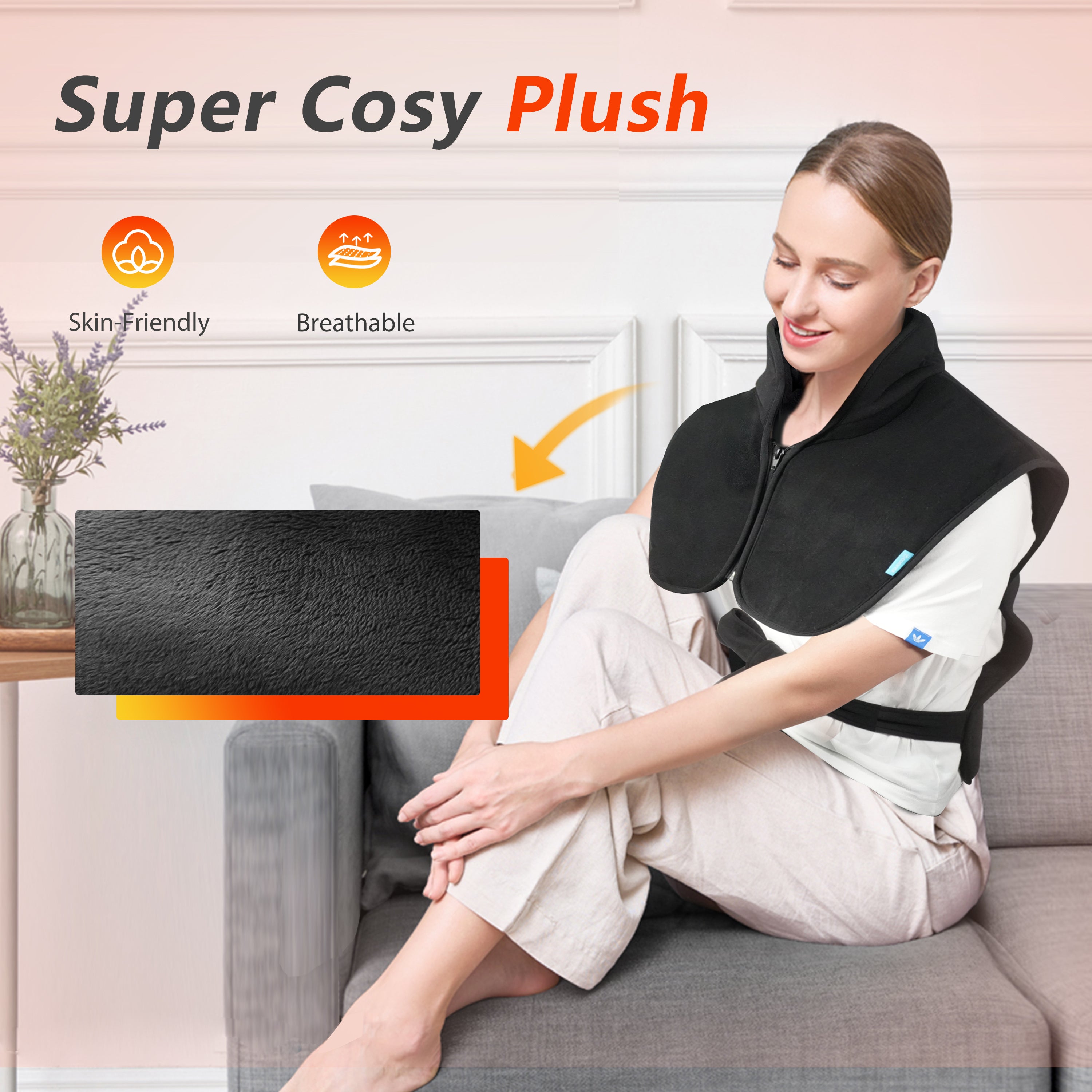 Comfier Fast Wearable Heating Pad for Neck and Shoulder --6212