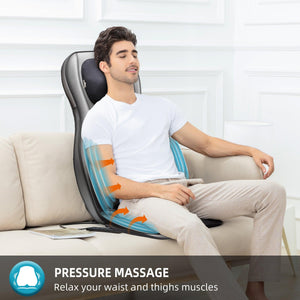 Comfier Back Massager Comfier Shiatsu Neck & Back Massager, 2D/3D Kneading Massage Chair Pad, APP Remote 2309-APP