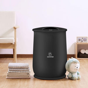 Comfier Bathroom Accessories Comfier Large Towel Warmer, Gifts for Her,Him, Towel Warmers for Bathroom(Black) CF-E1819NB