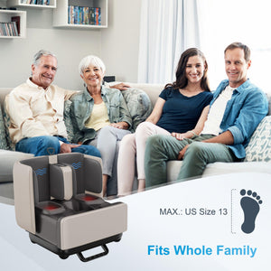 Comfier Foot Massager COMFIER 2in1 Foot and Calf Massager & Ottoman Foot Rest with APP Control CF-5001S-APP