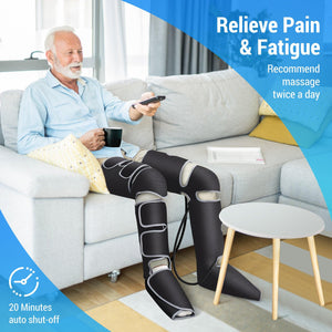 Comfier Foot Massager Comfier Leg Massager for Pain Relief, Leg Compression Machine CF-7204B