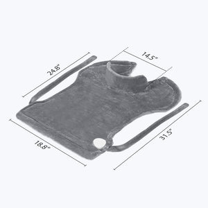 Comfier Heating Pad Comfier Heating Pad for Back Pain Relief, FSA HSA Eligible, Fast Heating Pad for Neck and Shoulders, Electric Heated Wrap, 3 Heat Levels & 90-Mins Auto Shut Off CF-H1822D