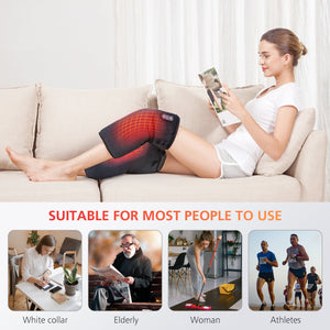 Comfier Knee Massager Comfier Knee Massager with Heat, Vibration Heating Pad for Knee, Knee Heating Pad for Relief, Heated Knee Brace Wrap for Stress Relief(Small Size) CF-5701SM