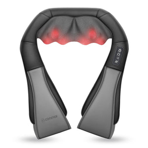 Comfier Neck Massager Comfier 4D Shiatsu Neck & Shoulder Massager, Neck Relax with heat CF-6302GN