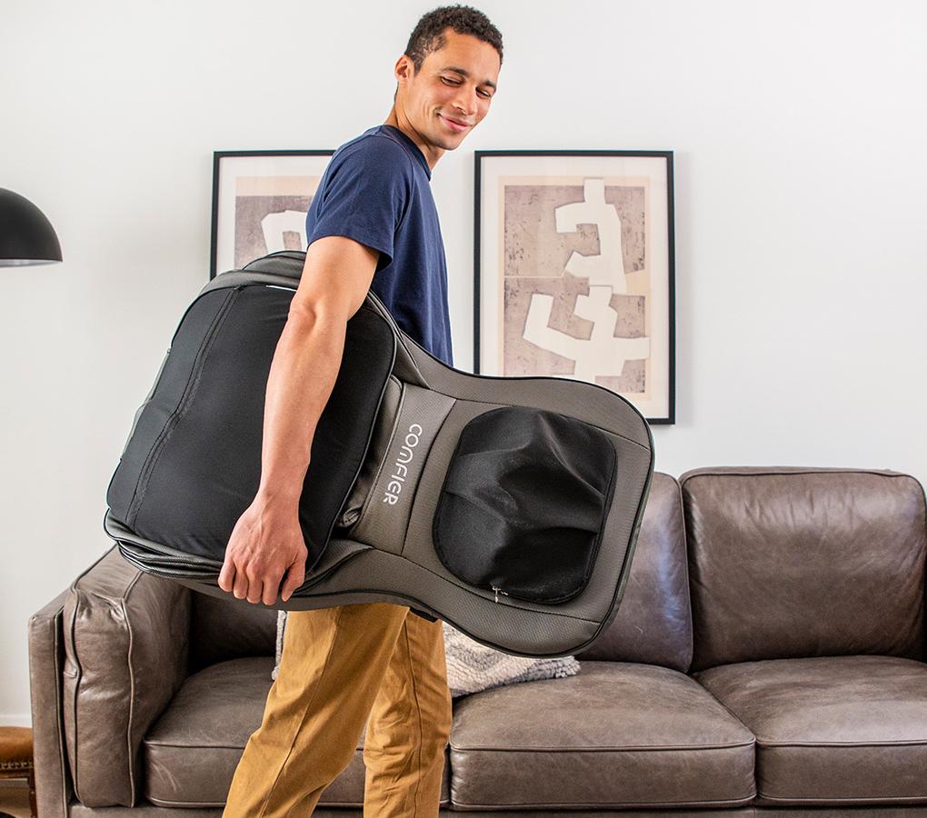 homedics portable back massage cushion with heat