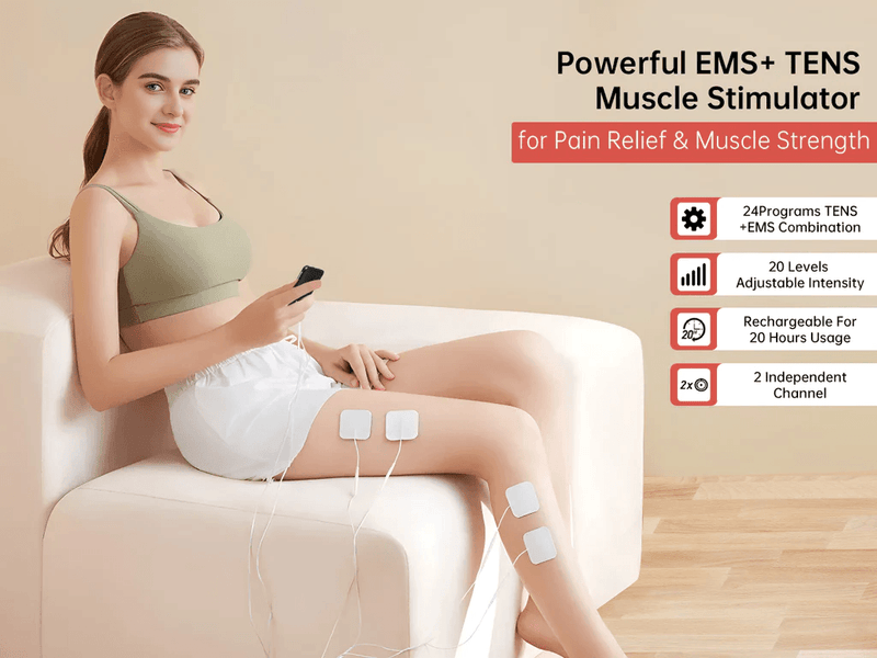 COMFIER Tens Unit Muscle Stimulator-Experience Ultimate Muscle Stimula ...