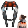 Cordless Neck and Shoulder Massager with Heat, Kneading & Tapping