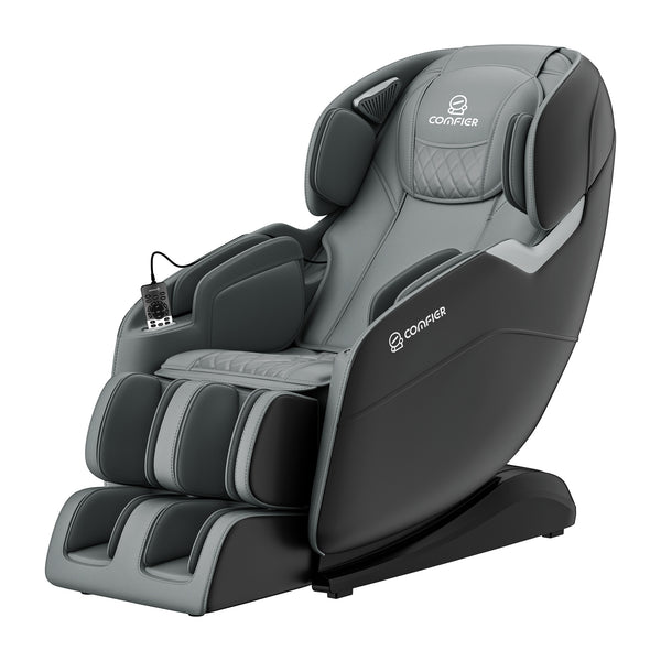 COMFIER Zero Gravity Massage Chair, SL Track Shiatsu Massage Chair Recliner, Body Scan Massage Chair Full Body with 30 Airbags Foot Massage Stretch Massage Heating Bluetooth-CF-9317