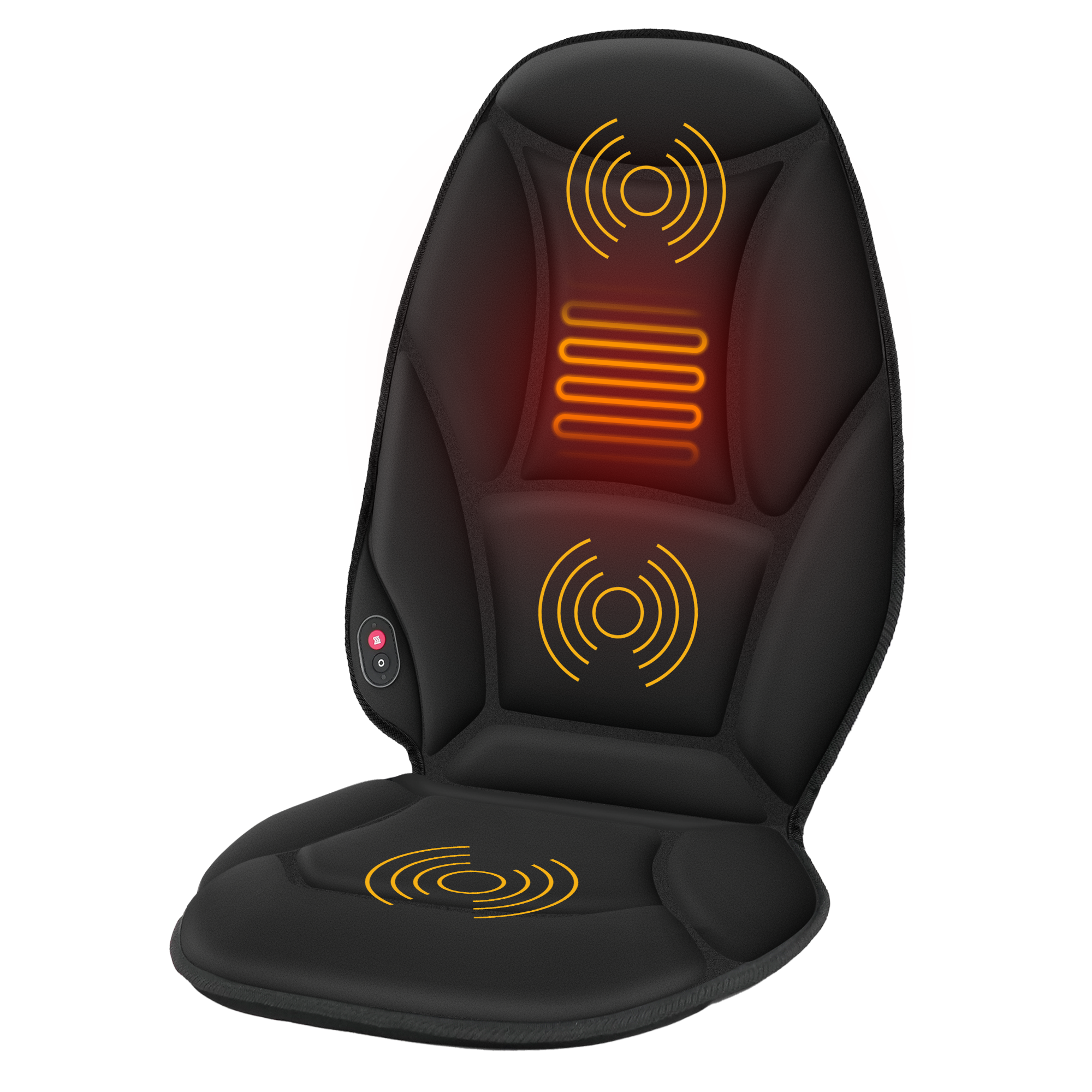 COMFIER Vibration Massage Chair Pad with Heat, Vibrating Massage Seat Cushion, Heated Chair Massager Pad for Back