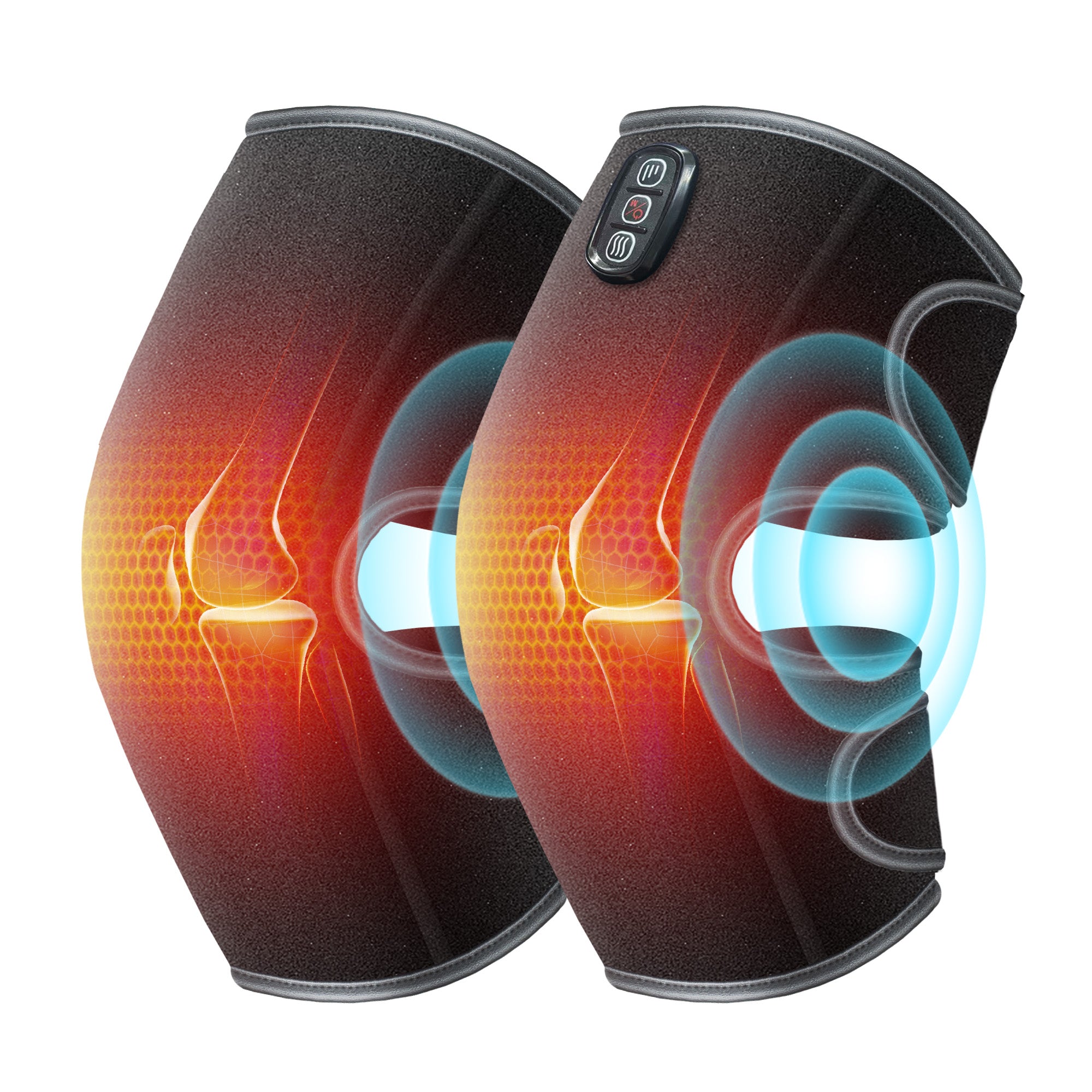 Christmas Gifts for Dad, Men, 2025 Upgrade Heated Knee Massager with Vibration - 5701N