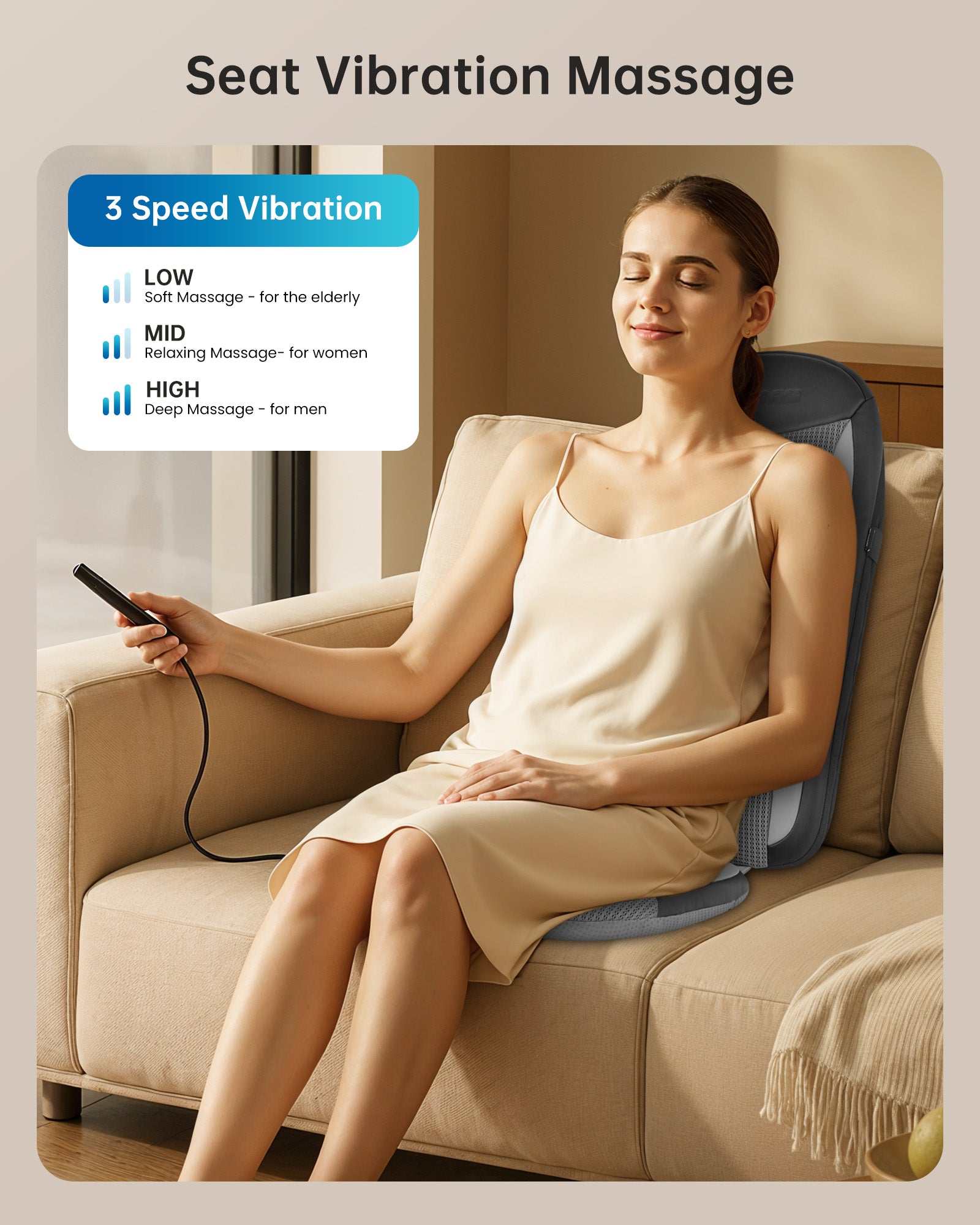 Portable Shiatsu Back Massager with Heat - 2208 Portable Shiatsu Back Massager with Heat - 2208