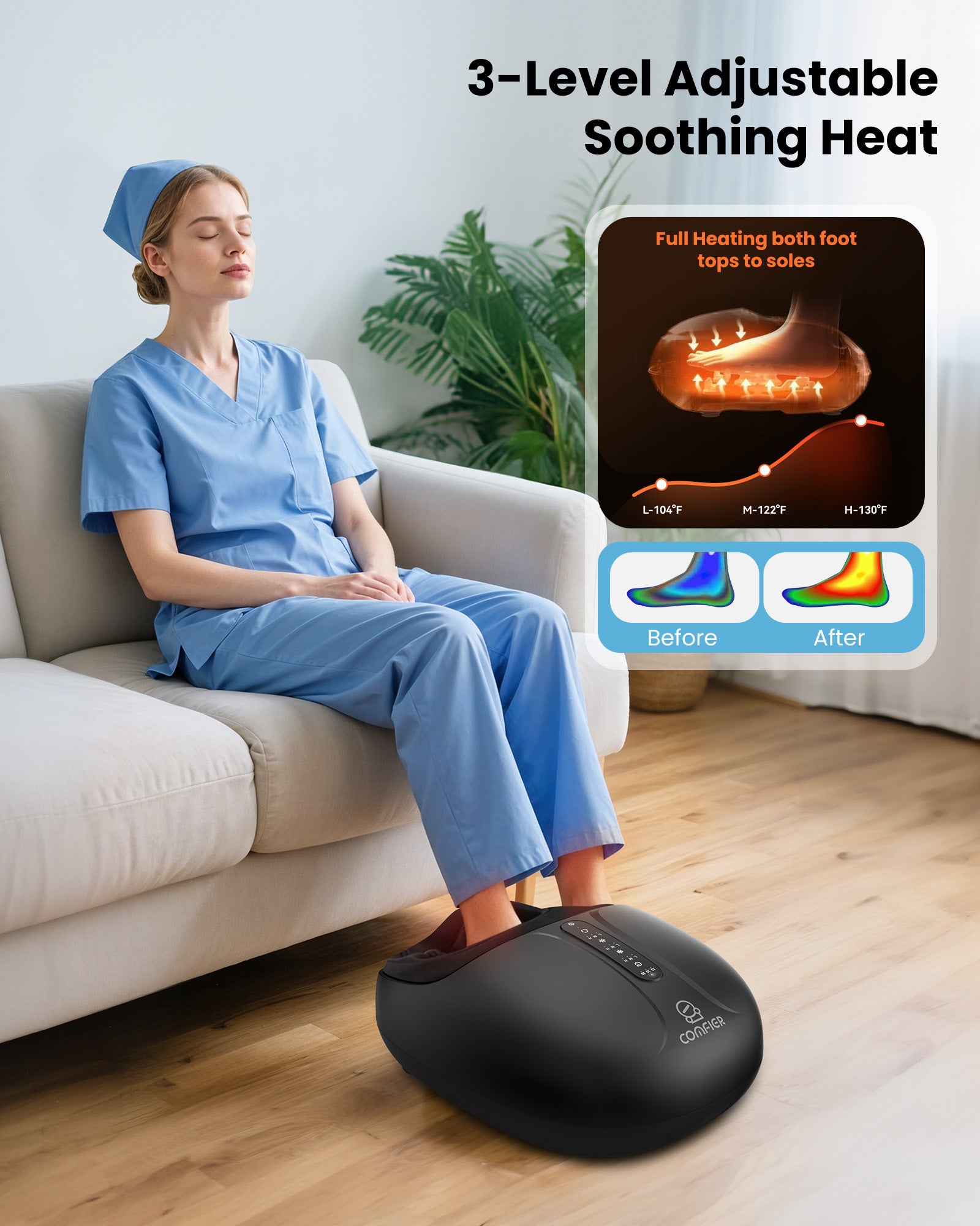 HSA Eligible Shiatsu Foot Massager - 5306
