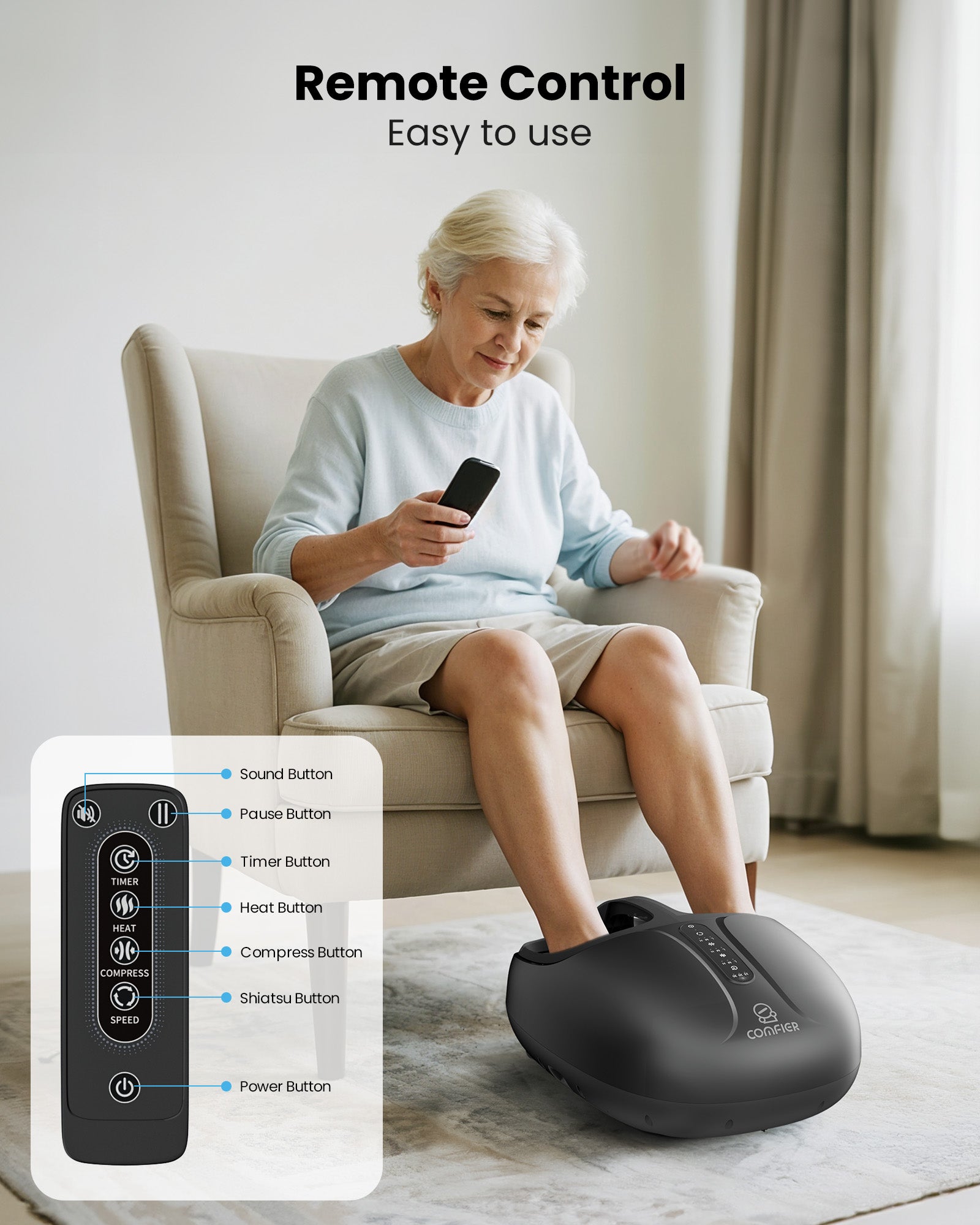 HSA Eligible Shiatsu Foot Massager - 5306