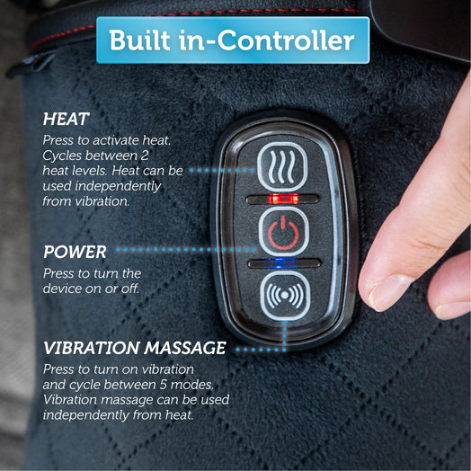 Comfier Heated Knee Brace Wrap with Massage,Vibration Knee Massager with Heat - 5701