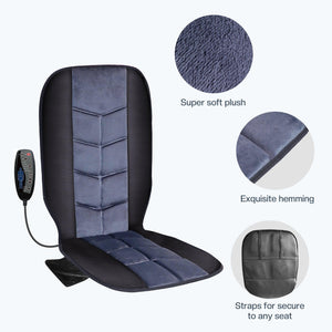 CiLi CILI Massage Chair Pad,Back Massage with Heat,Massage Pad with 10 Vibration Motors, Massage Chair for Home&Office Use CL-2613