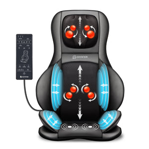 Comfier Back Massager Black Neck & Back Massager with Air Compress & Shiatsu CF-2309