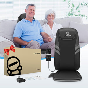 Comfier Back Massager Comfier Back Massager for Back Pain Relief with APP Control, Shiatsu Massage Chair Pad CF-2506