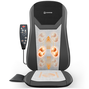Comfier Back Massager Comfier Back Massager with Heat, Full Back Massager for Chair with 2 Shiatsu Speeds, Heated Chair Massage Pad with Spot ,Massage Seat Pad for Home Office use CF-2405