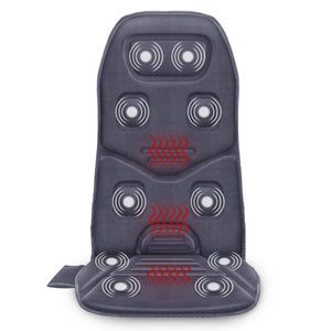 Side view of CF-2206 office chair massager pad showing slim ergonomic profile