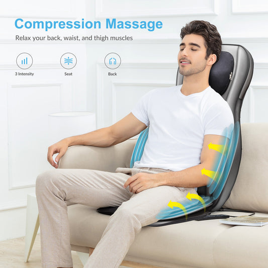 Comfier Back Massager Neck & Back Massager with Air Compress & Shiatsu CF-2309