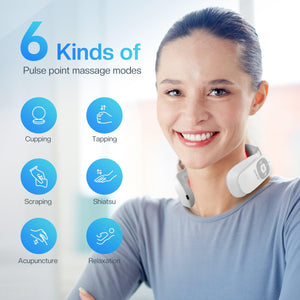 Comfier Comfier Portable Intelligent Electric Pulse Neck Massager with Heat for Pain Relief CF-6322