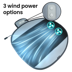 Comfier Cooling Seat Cushion Comfier Cooling Seat Cushion with Fans, Cooling Seat Covers for Car, Quick Cooling & 3 Speed Adjustable, Cooling Car Seat Cushion for Cars Home Office CF-1401