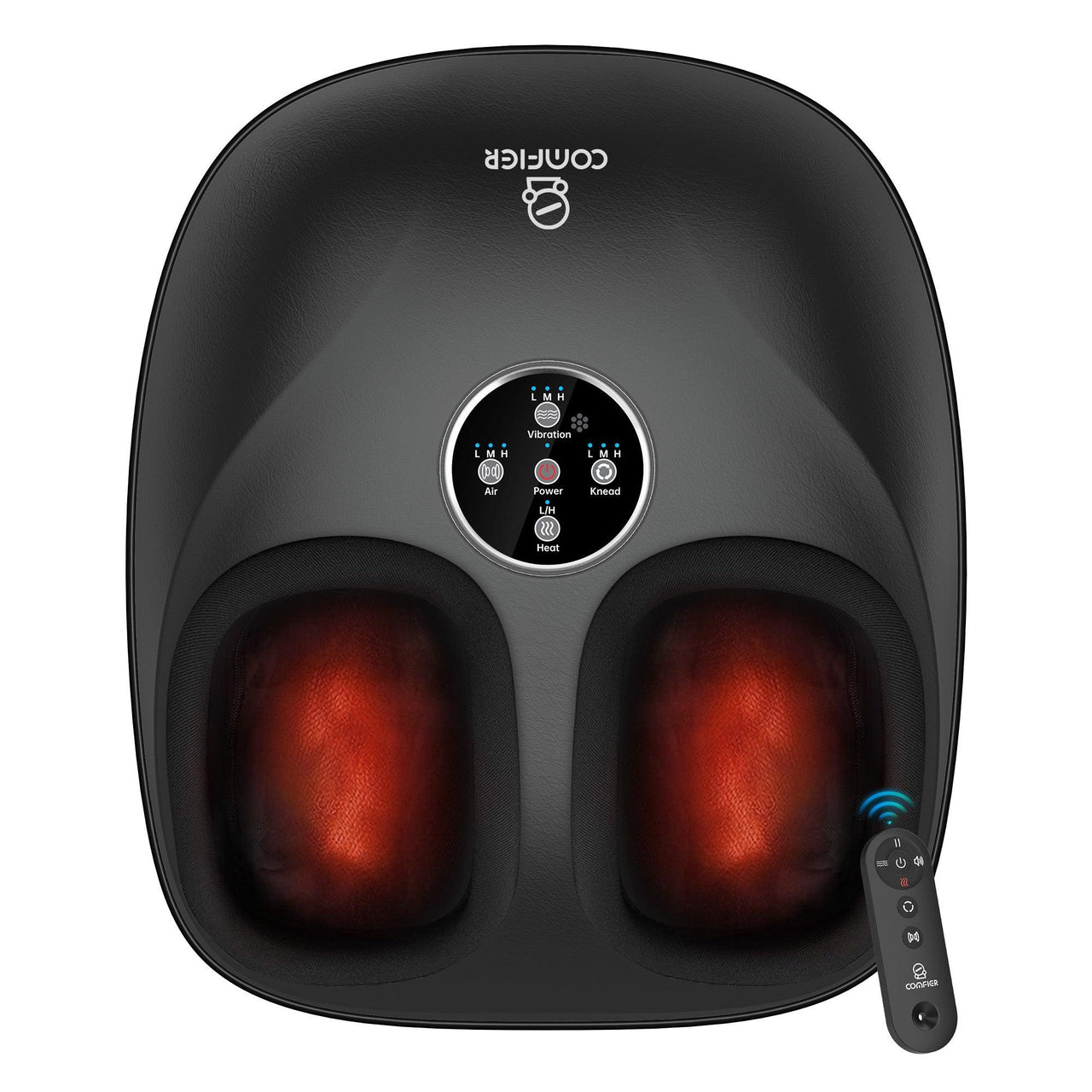 Comfier Foot Massager CF-5003RC Comfier 2025 Upgraded Shiatsu Foot Massager Machine with Remote, Deep Kneading Feet Massager with Heat CF-5003RC