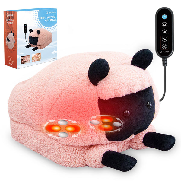 Comfier Foot Massager CF-5403S Comfier Shiatsu Foot Massager with Heat for Tired Foot Blood Circulation, Pink, Perfect Gift  CF-5403SWM