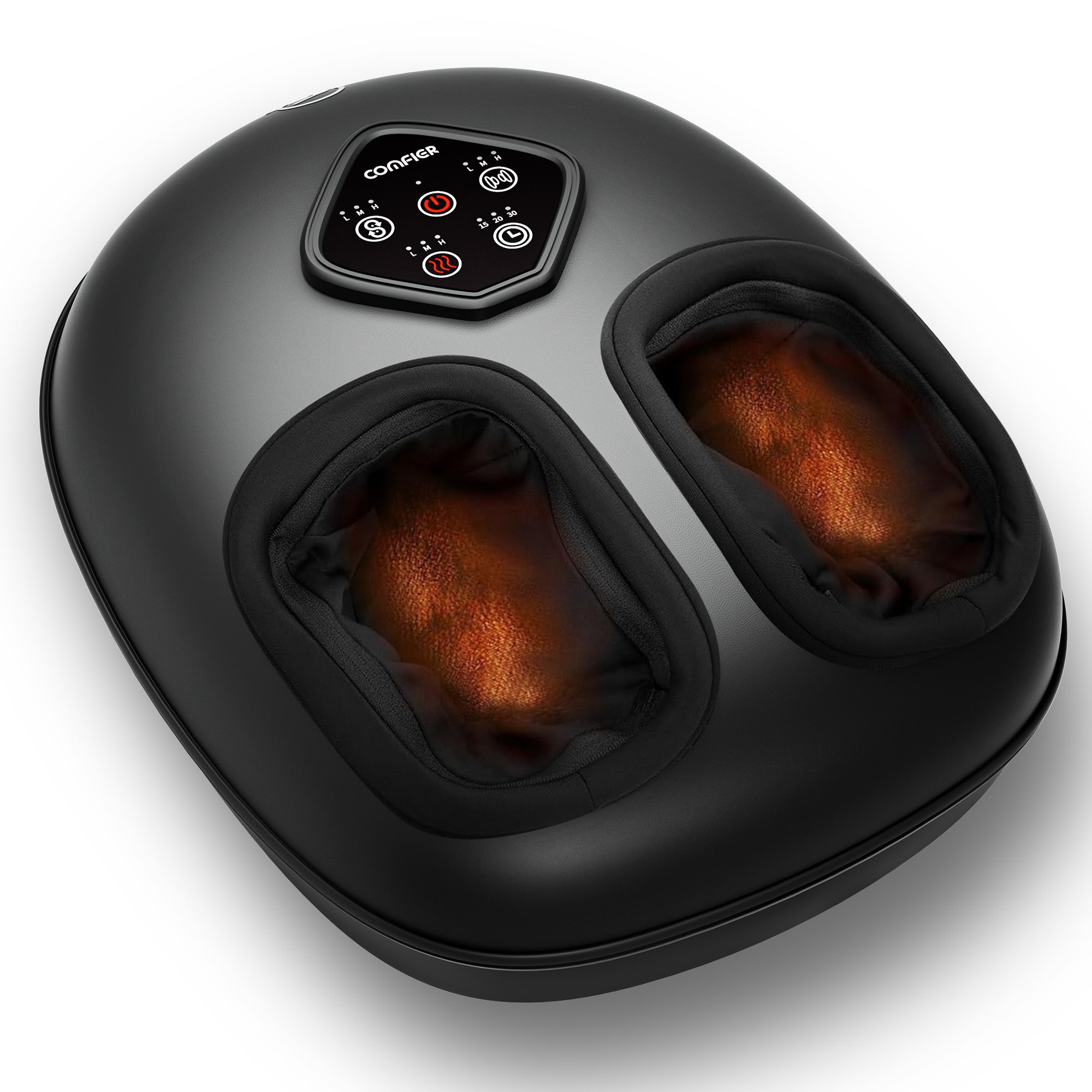 Comfier Foot Massager Comfier 2025 Upgrade Larger Foot Massager with Size 14, Shiatsu Feet Machine with Heat,Compression, Kneading &rolling,foot Massage for neuropathy,Plantar Fasciitis, Home or Office CF-5425
