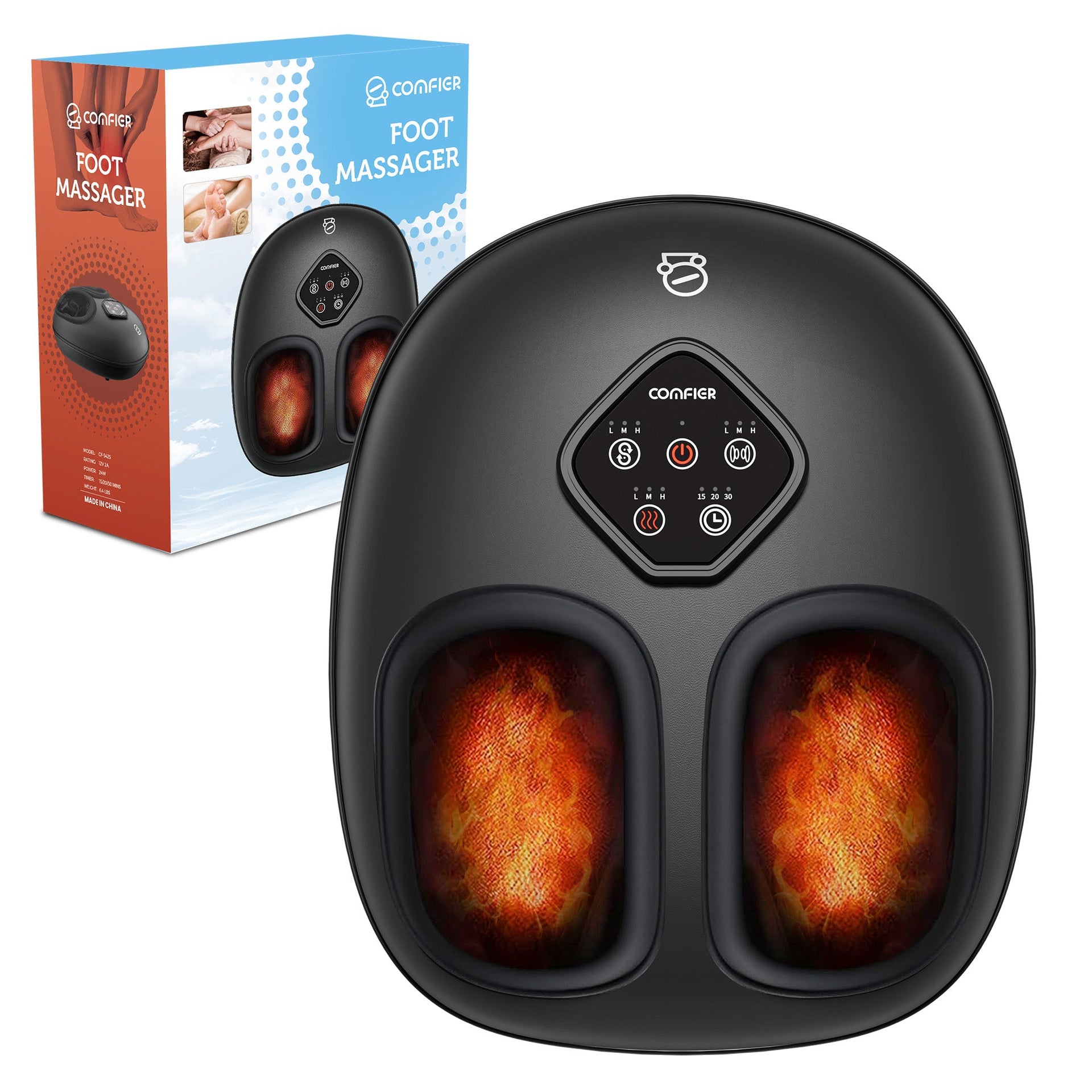 arch refresh-premium kneading+vibration heated foot massager plusOne Vibrating Dual Arc Massager - Blue (1 each) Delivery or Pickup Near  Me main image 1