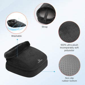 Comfier Foot Massager Comfier Foot Massager with Heat, Electric Foot Warmer for Women, Men, Shiatsu Feet Massager Machine for Plantar Fasciitis, 2-in-1 Foot & Back Massager, Foot Heater,Valentine's Day Gift CF-5202N