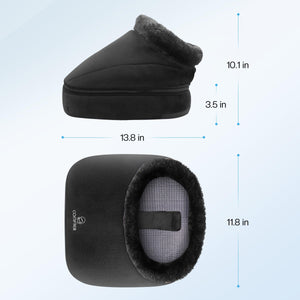 Comfier Foot Massager Comfier Foot Massager with Heat, Electric Foot Warmer for Women, Men, Shiatsu Feet Massager Machine for Plantar Fasciitis, 2-in-1 Foot & Back Massager, Foot Heater,Valentine's Day Gift CF-5202N